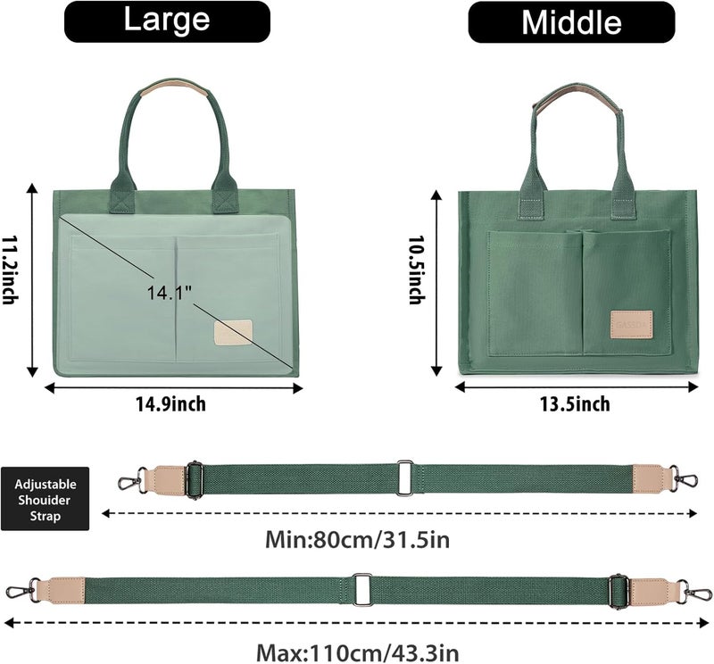 GASSDA Tote Bags for Women Canvas Tote Purse Crossbody with Pockets Top Handle Shoulder Satchel Bag for Women - Image 4